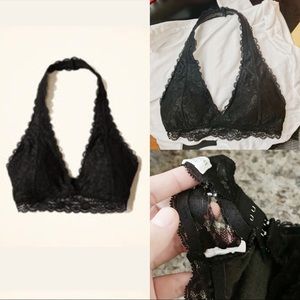 Hollister black bralette